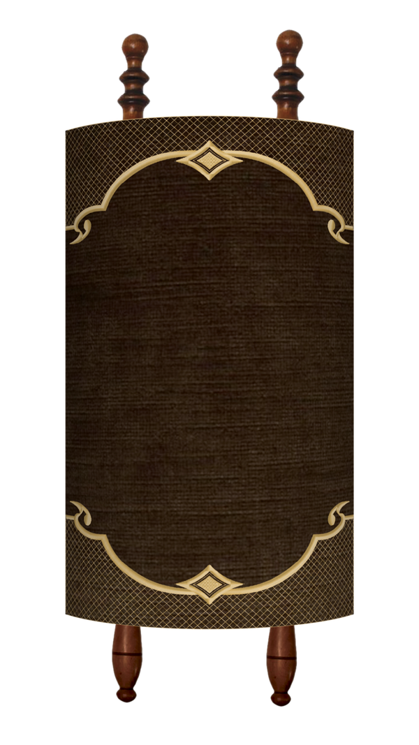 Prestige Exclusive Velvet Torah Mantel (TM860-BR)