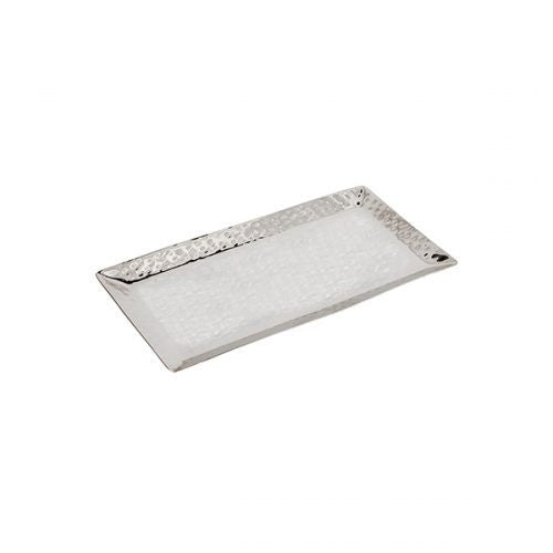 Emanuel Stainless Steel Hammered Tray -  8" x 13" (EM-TRH1)