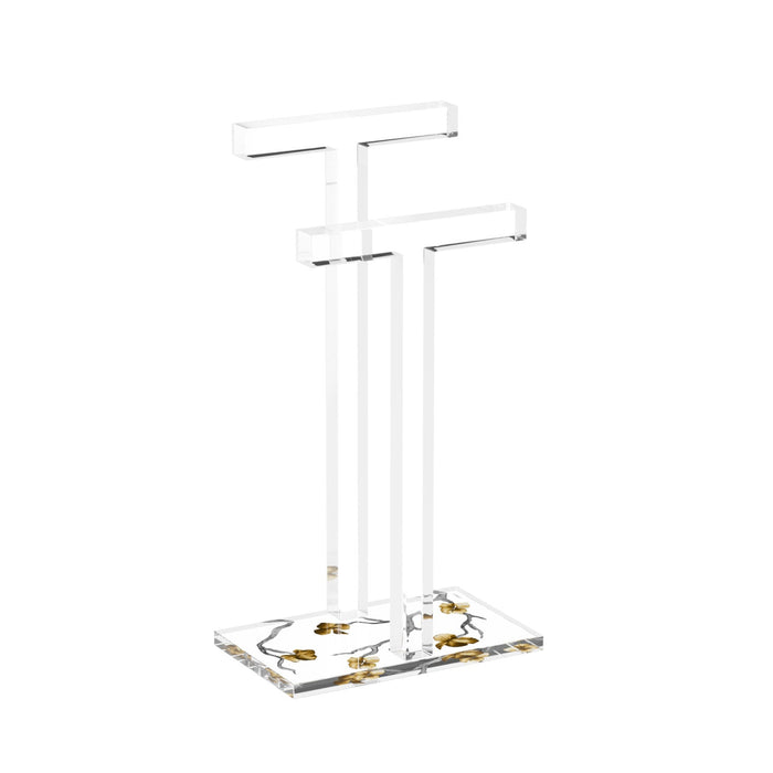 Golden Branch 'T' Towel Stand | Judaica Square Lakewood