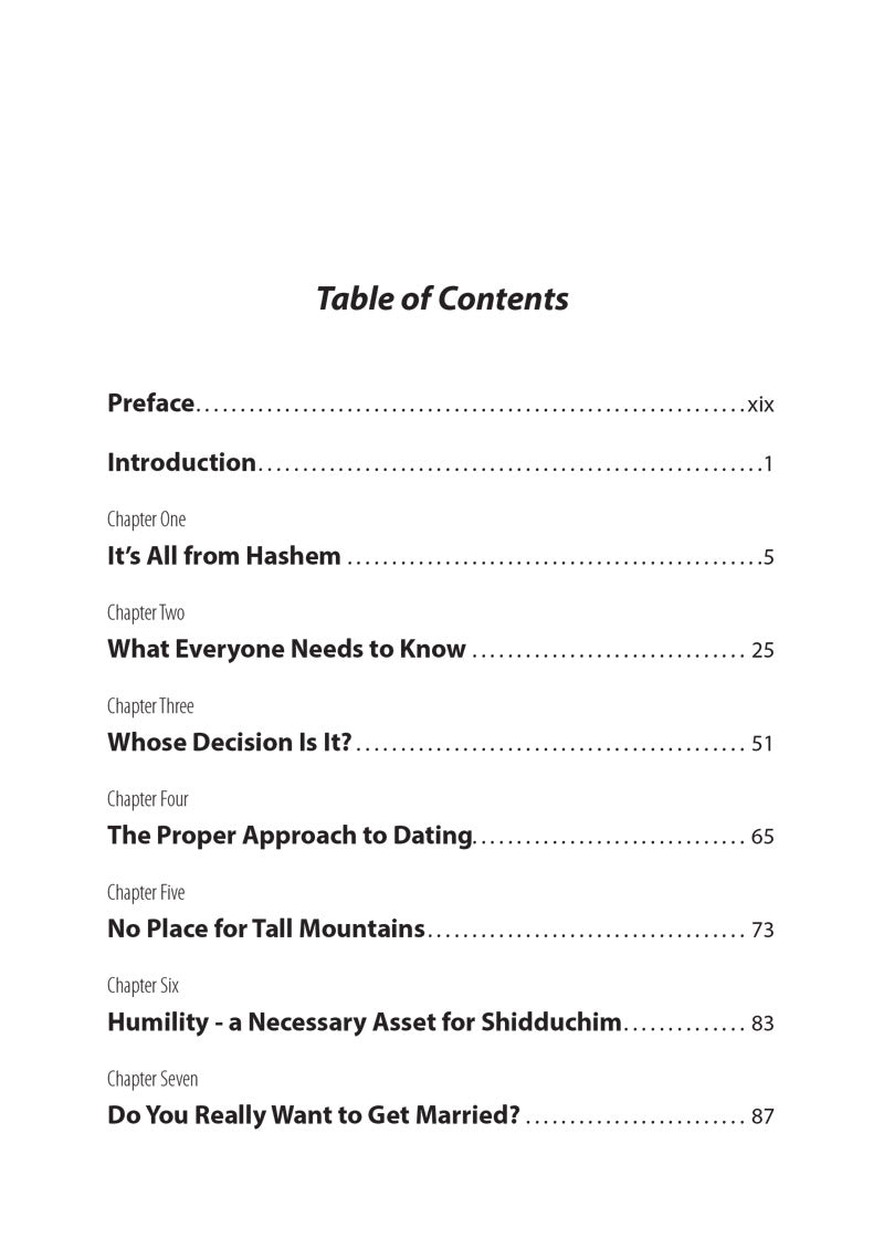 The Essence of Shidduchim