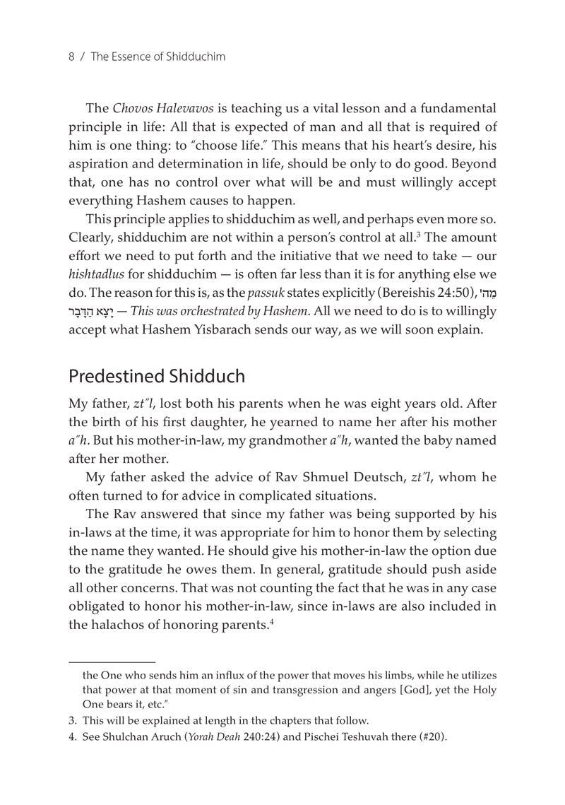 The Essence of Shidduchim