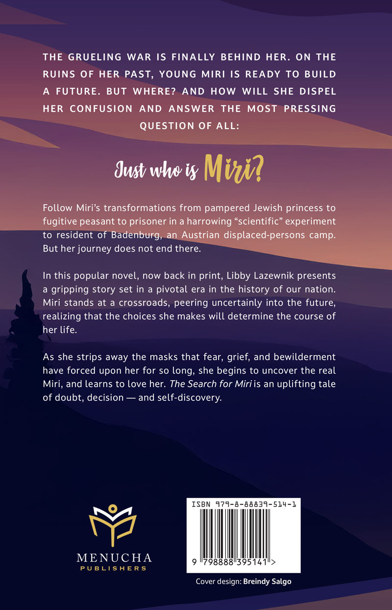 The Search for Miri — Menucha Publishers | Judaica Square Lakewood