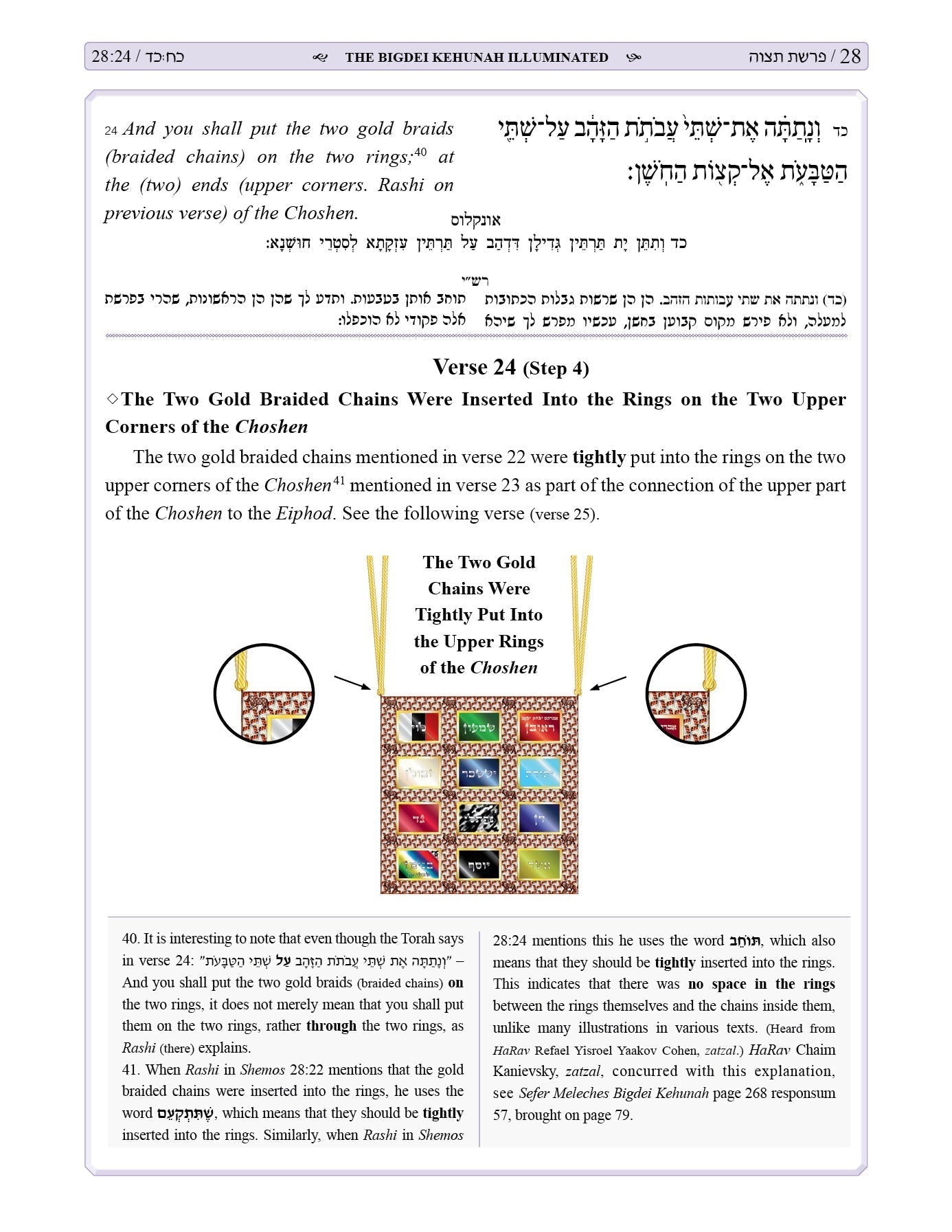The Bigdei Kehunah Illuminated by Rabbi Dovid Meyers — Judaica Press (image 5)