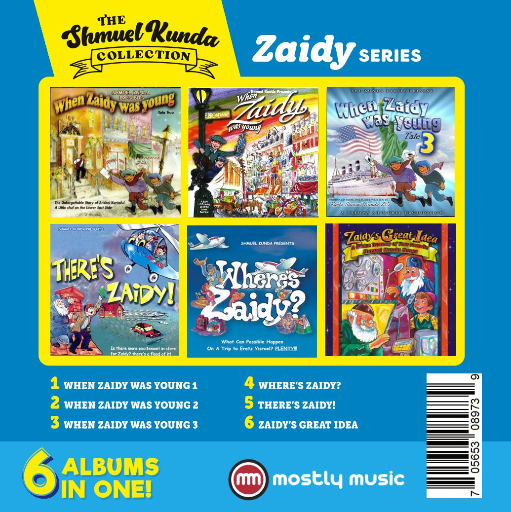 The Shmuel Kunda Collection 1 - Zeidy Series (USB) — Jewish music USB | Judaica Square Lakewood