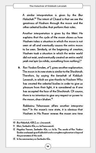 The Halachos of Kiddush Levanah by Rabbi Moshe Boylan — Judaica Press (image 9)