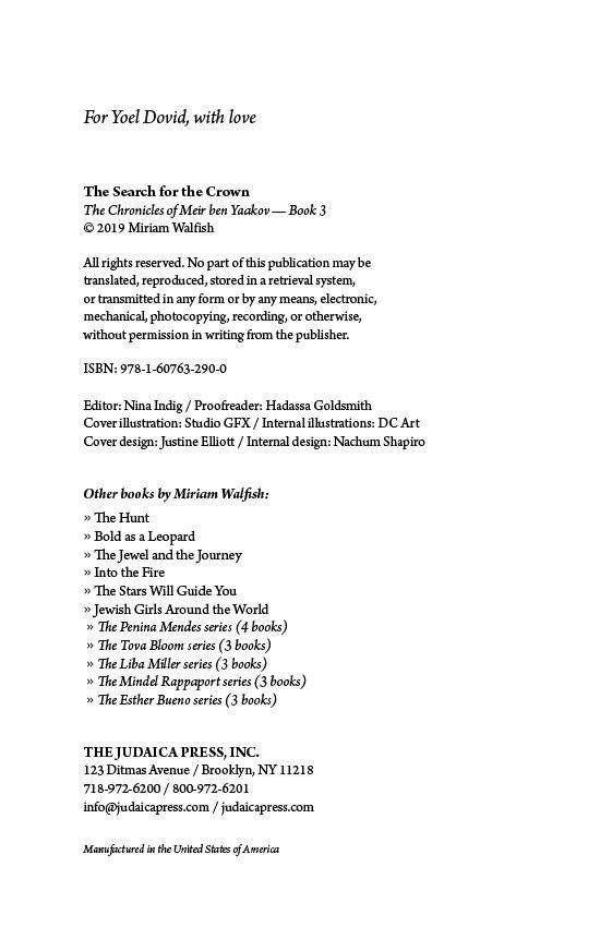 The Search for the Crown — inside page 2