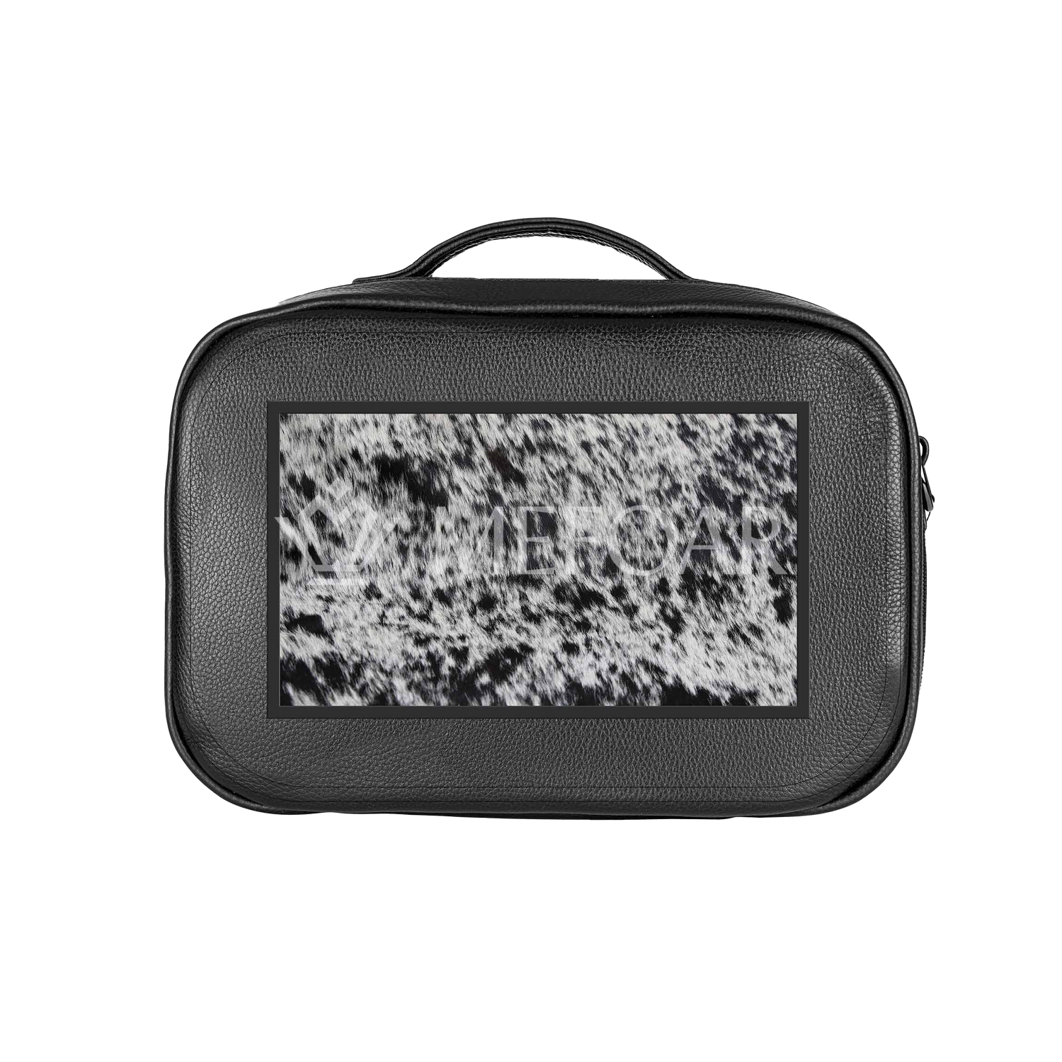 Traveling Tallis Bag Black Leather Design #300 - Tallis Bags view 3 | Judaica Square Lakewood