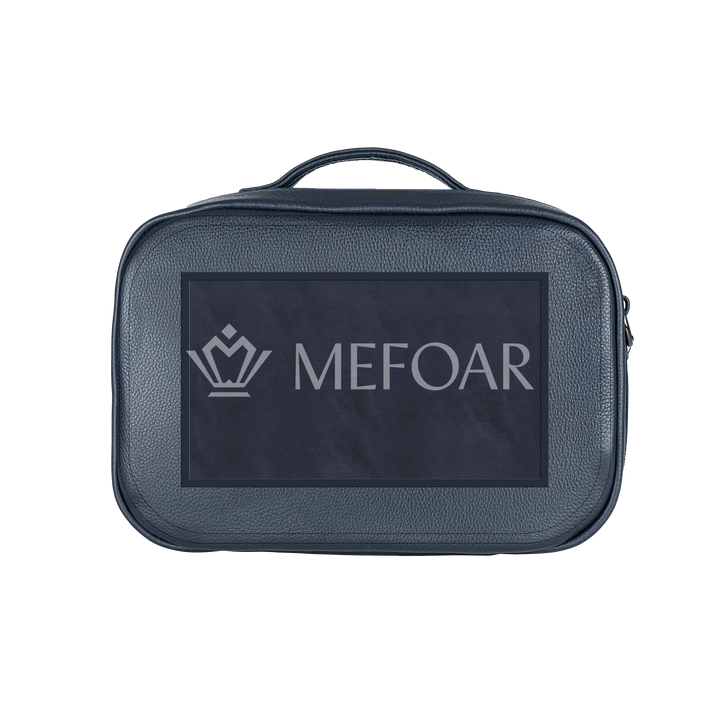 Traveling Tallis Bag Navy Leather Design #300 - Tallis Bags