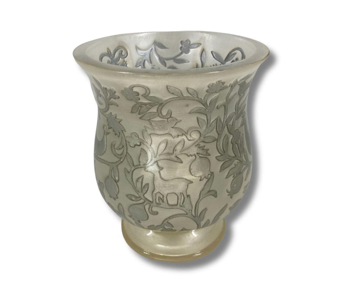 Wash Cup Deer Pomegranate Design