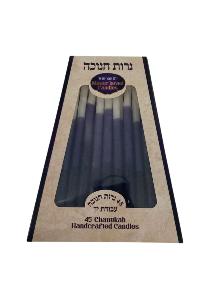 Deluxe Blue/White Chanukah Candles (CH-CP14)