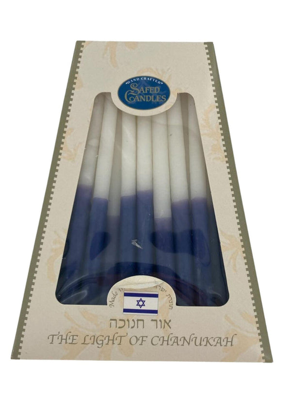 Safed Deluxe Chanukah Candles (CH-CP14T)