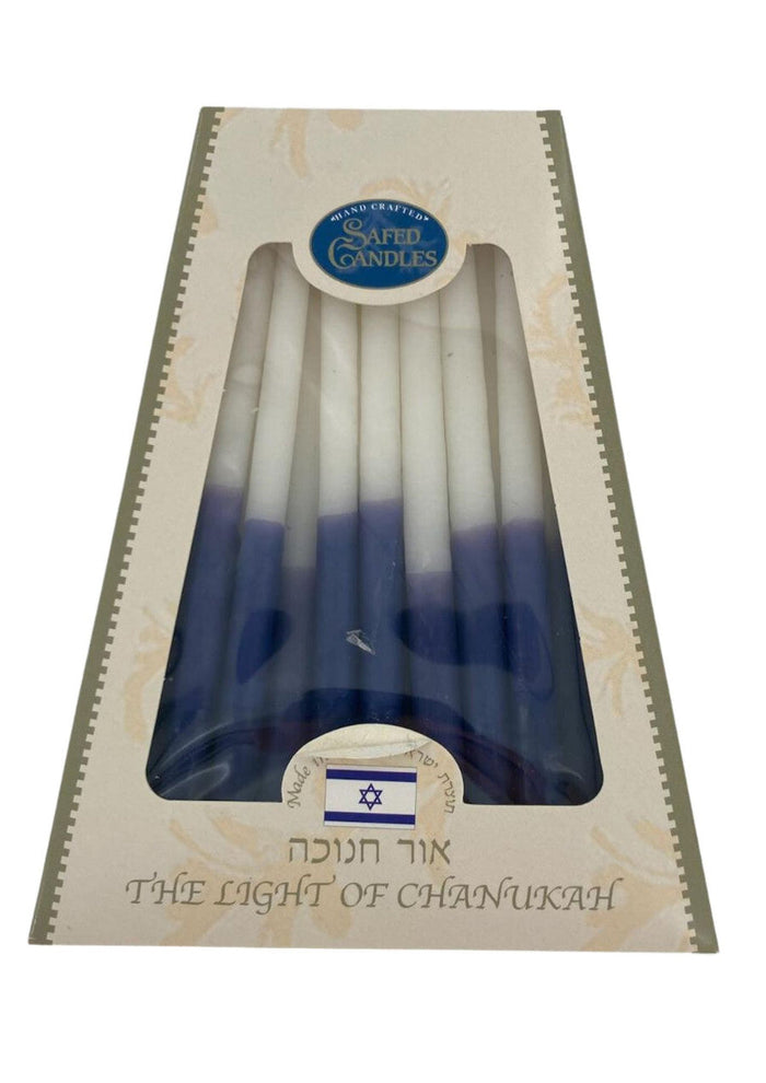 Safed Deluxe Chanukah Candles (CH-CP14T)