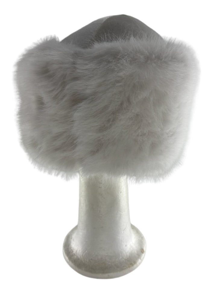White Extra Furry Purim Shtreimel-Large (GR-52602)