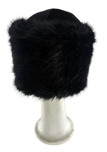 Black Extra Furry Purim Shtreimel-Large (GR-52701)