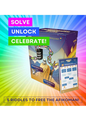 The Afikoman Escape Box-Seder Trivia Game "NEW"
