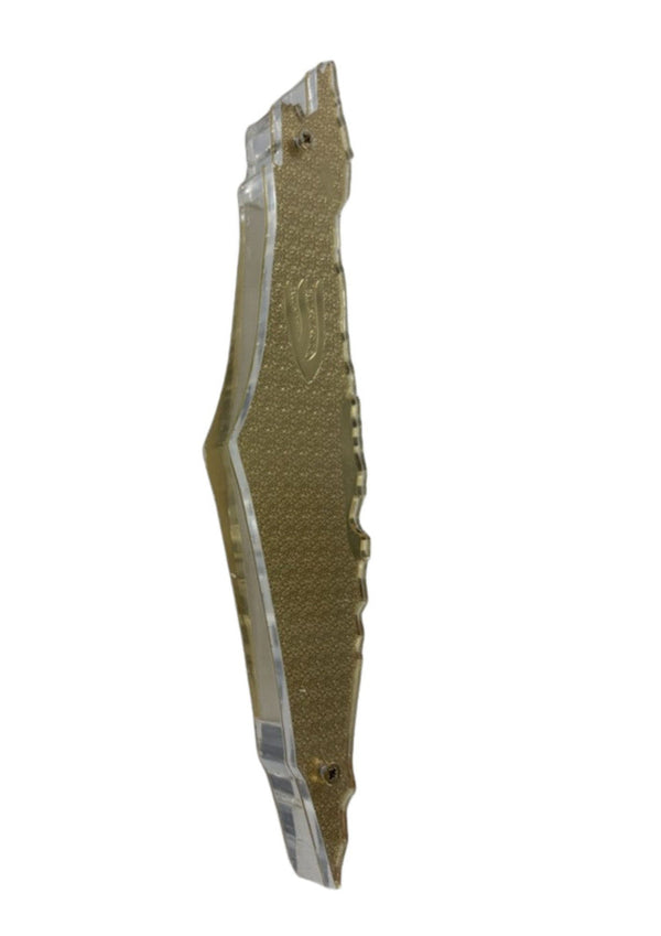 Isreal Shaped Lucite Mezuzah Case 8" Case (Fits 12cm Scroll) (MZ-OJ5357)