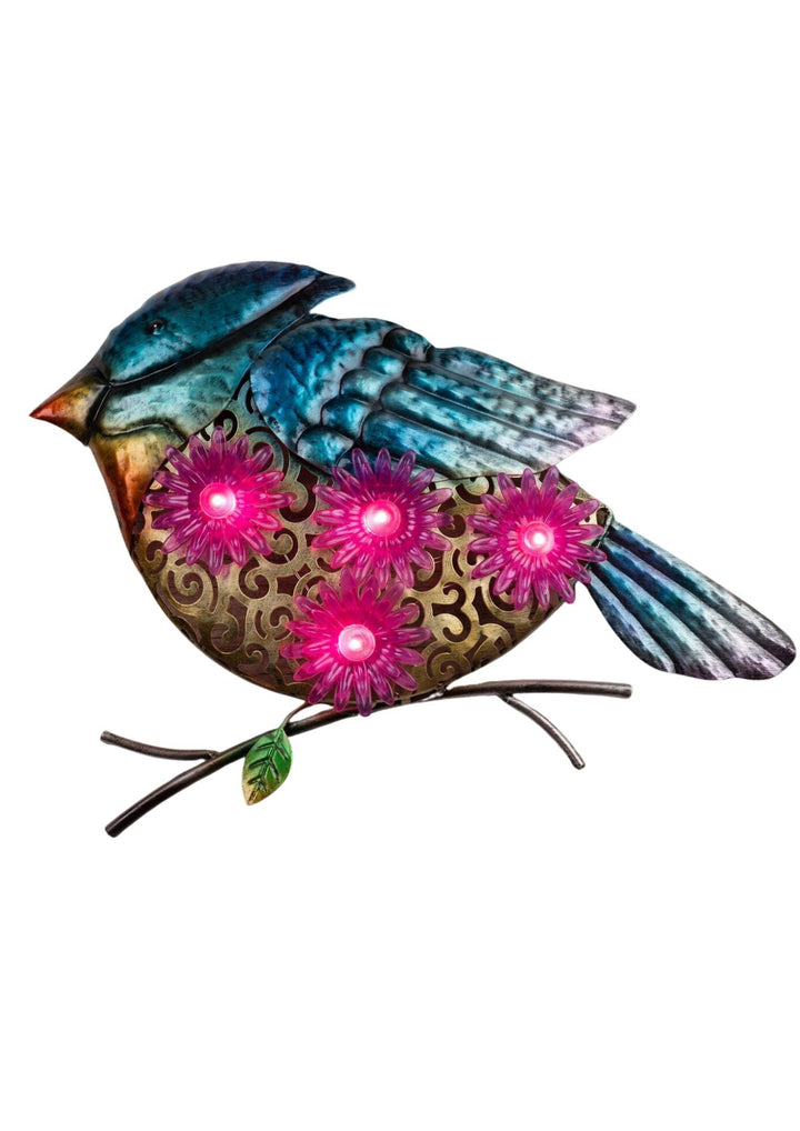LED Bird Wall Mount-Blue Colored