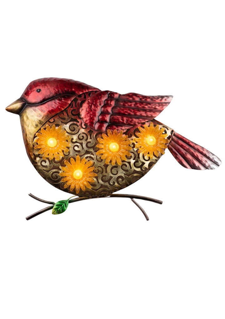 LED Bird Wall Mount-Red Colored
