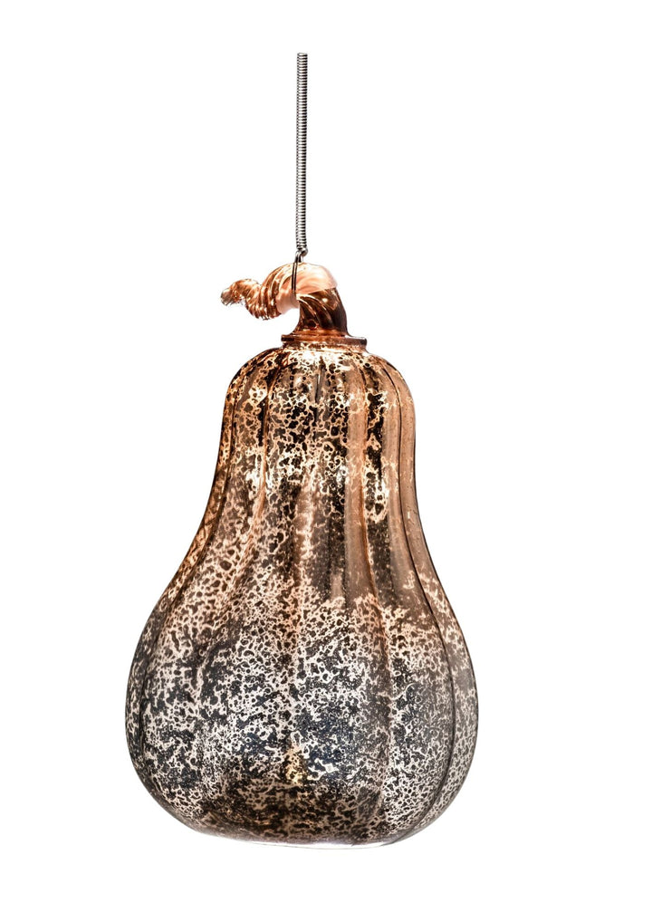 LED Glass Gourd-Gold 8.5"