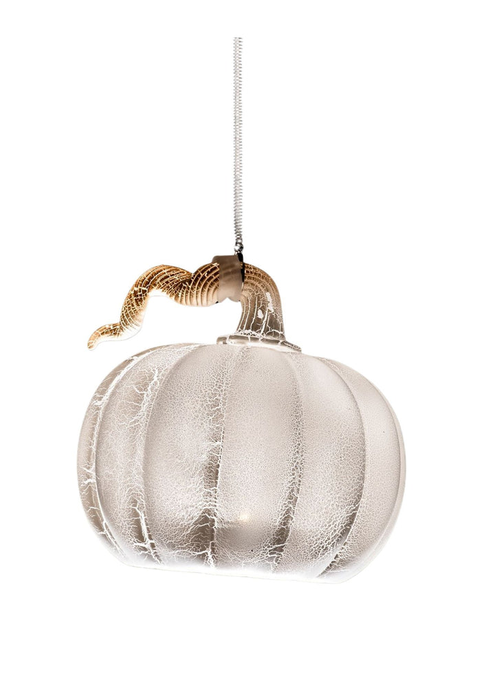 LED Glass Gourd-White 5"