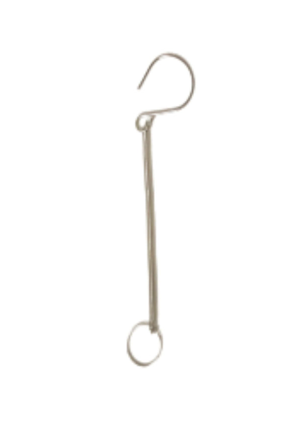 Spiral Chain and Hook-Silver-12pk. (AO-A004)