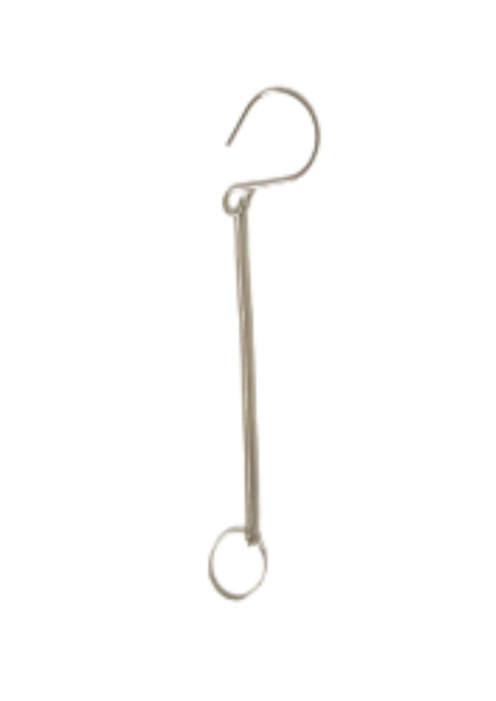 Spiral Chain and Hook-Silver-12pk.