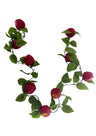 Apple Garland, 6 Ft, Nine Apples, front view