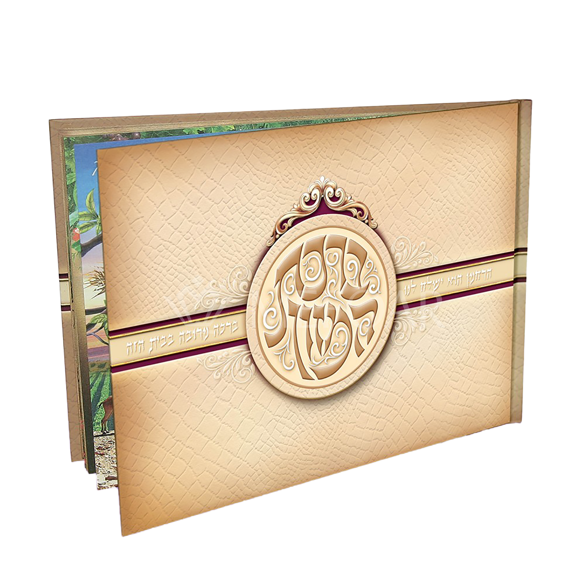 Birchas Hamazon Album Size With Scenery Pictures - Benchers
