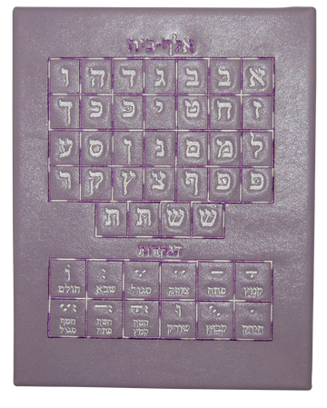 Prestige Custom Leather Jewish Wall Art (W-ABC)