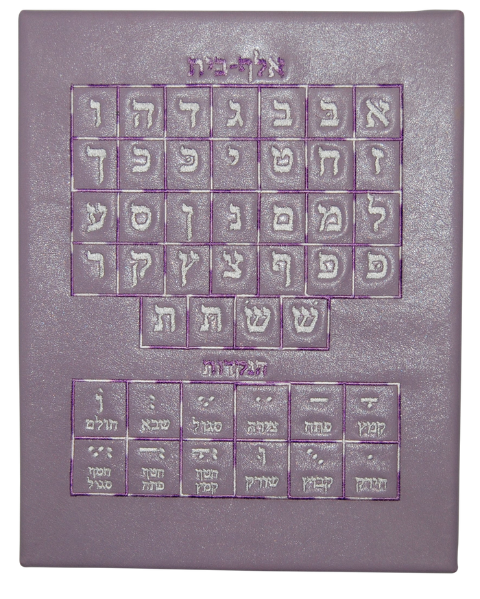 Prestige Custom Leather Jewish Wall Art (W-ABC)