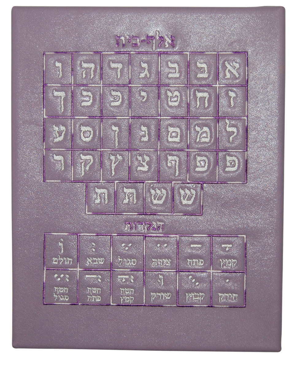 Prestige Custom Leather Jewish Wall Art (W-ABC)