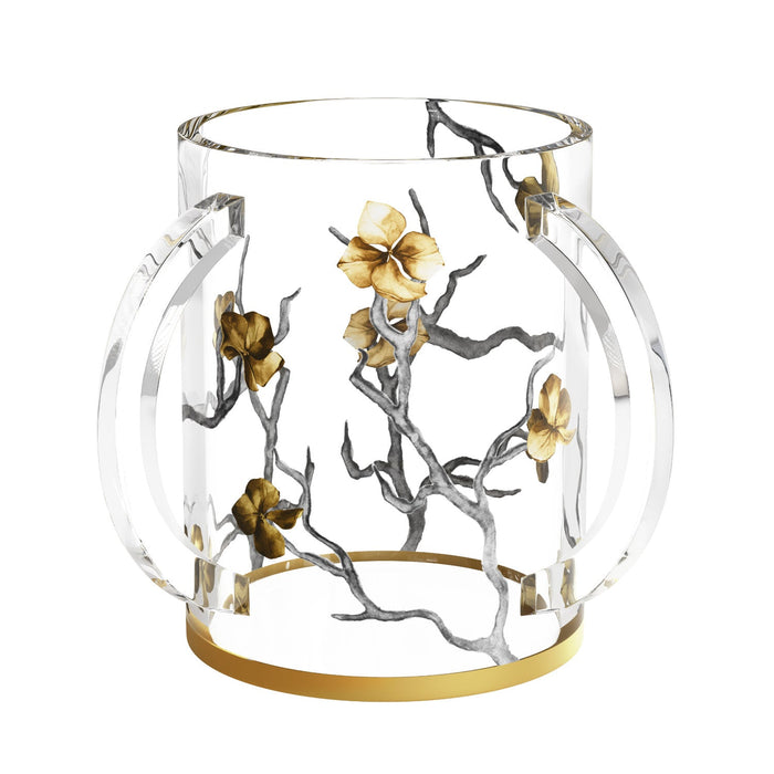 Golden Branch Washing Cup — netilas yadayim cup finished with golden branch artwork | Judaica Square Lakewood