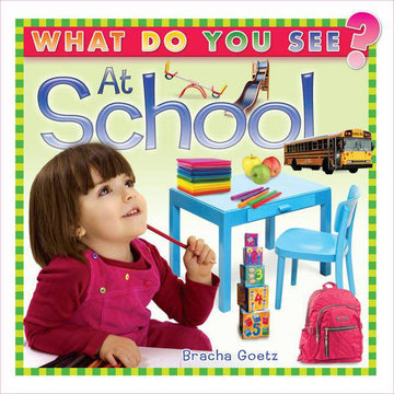 What Do You See at School? — school vocabulary board book