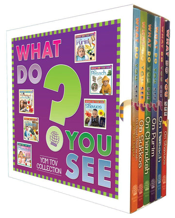What Do You See? 6-vol. Slipcased Yom Tov Collection — Bracha Goetz (Judaica Press)