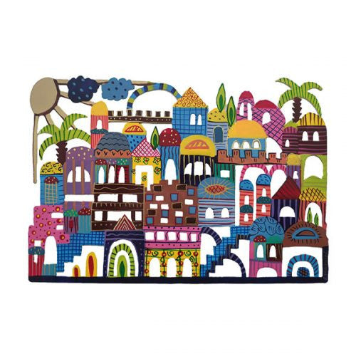 Emanuel Metal Hand Painted Wall Hanging- Jerusalem (EM-WHJ3)