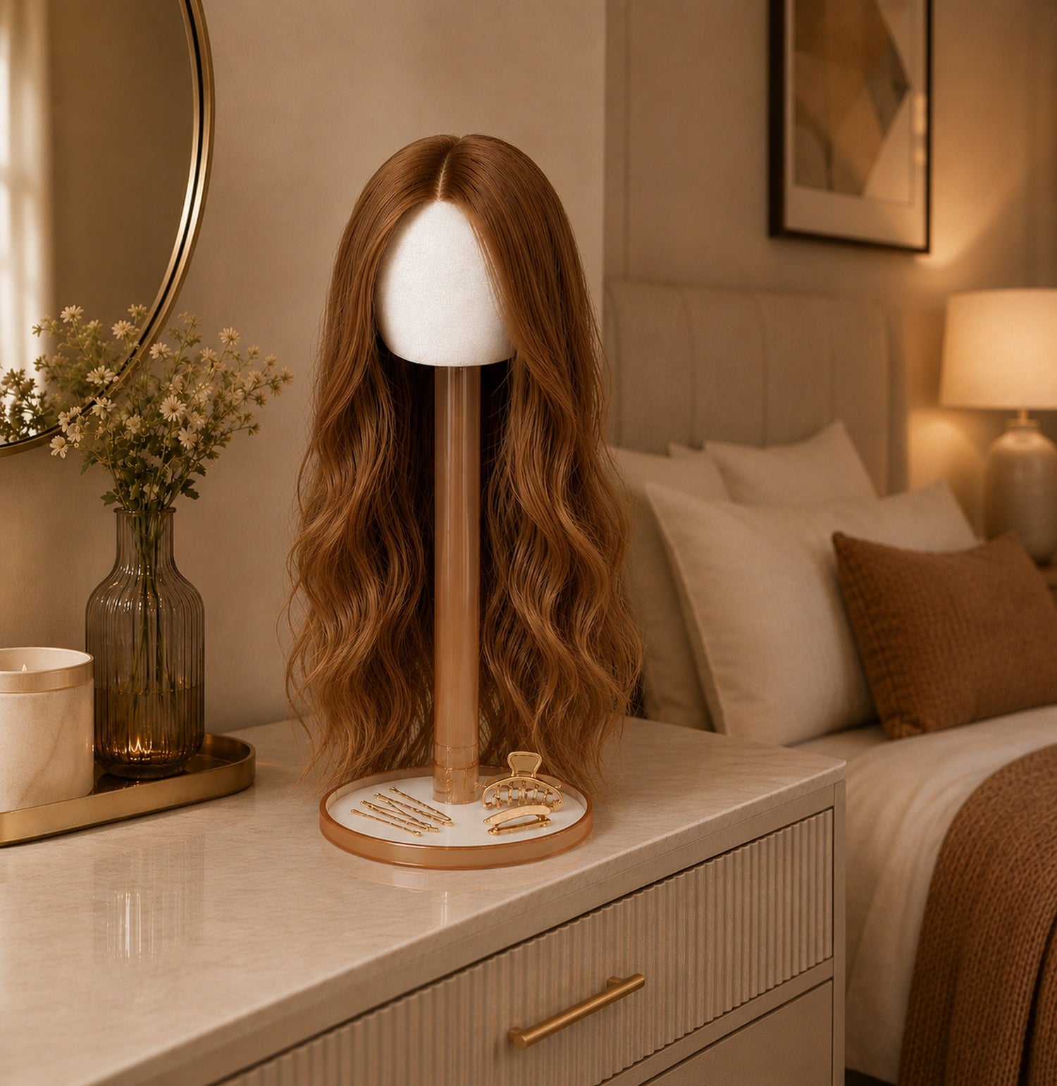 Translucent Wig Head — Acrylic | Judaica Square Lakewood