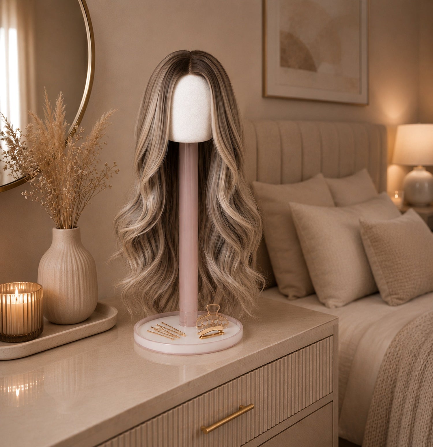 Translucent Wig Head — Acrylic | Judaica Square Lakewood