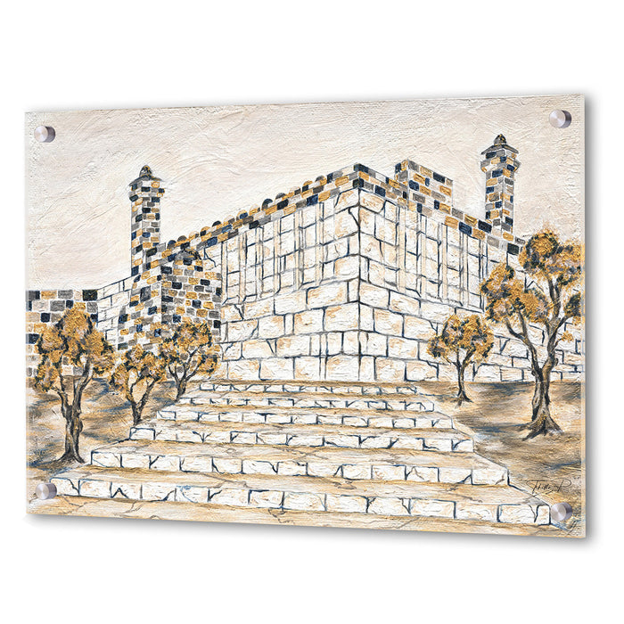 Whispers of the Ancestors - Meoras Hamachpela — Wall Art, Acrylic | Judaica Square Lakewood