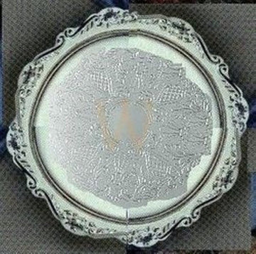 Kiddush Plate: Chrome