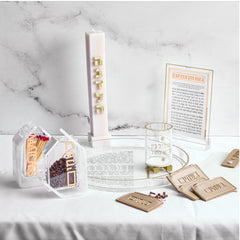 Double Sided Die-Cut Apple Simanim & Bencher Card