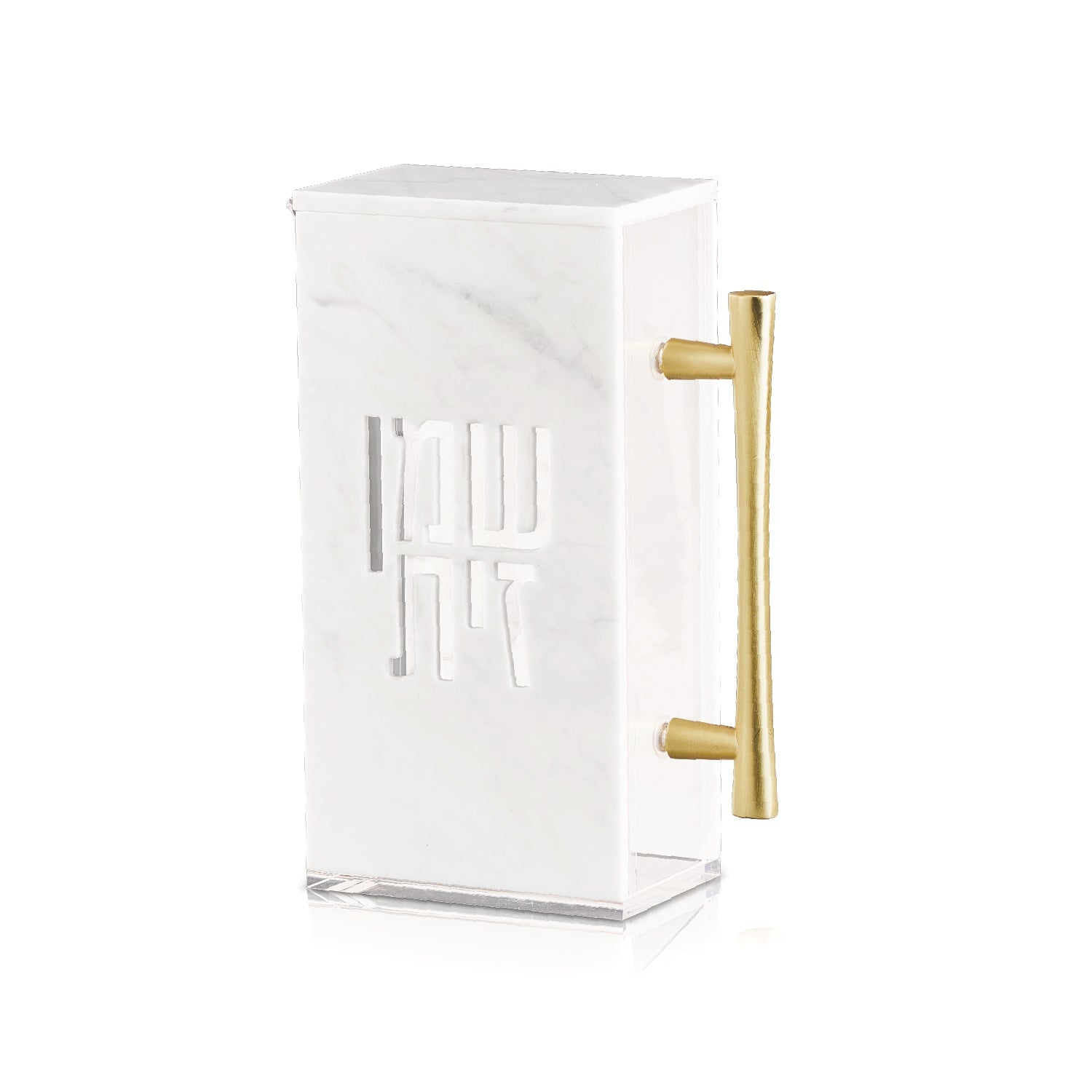 Oil Pitcher With Tray — lucite Judaica decor | Judaica Square Lakewood