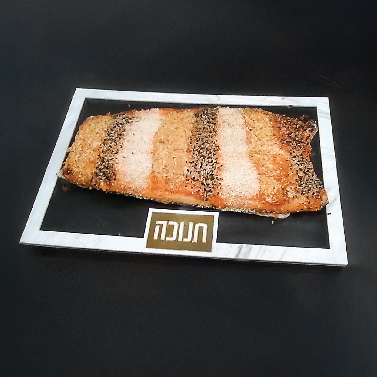 Chanukah Tray — lucite Judaica decor | Judaica Square Lakewood