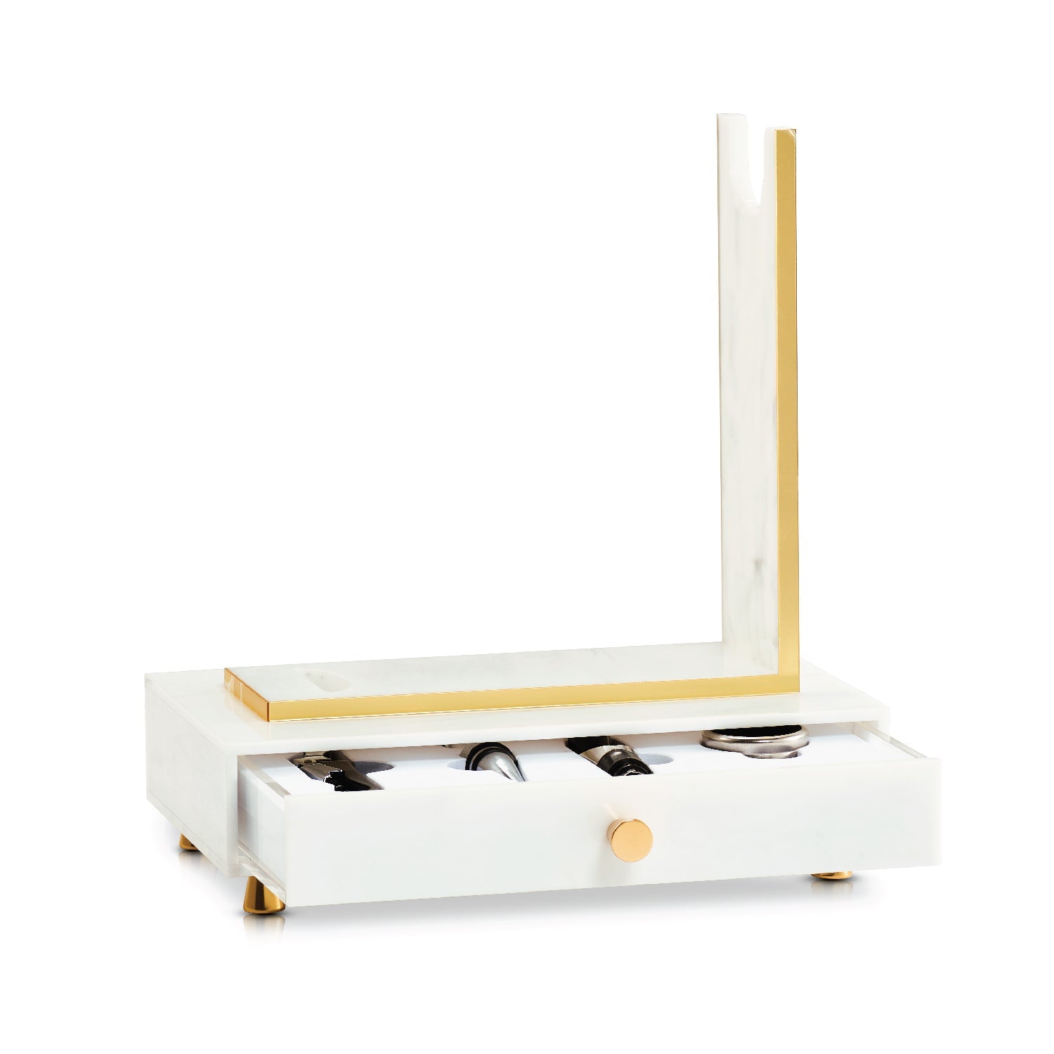 Wine Bottle Holder Set — lucite Judaica decor | Judaica Square Lakewood