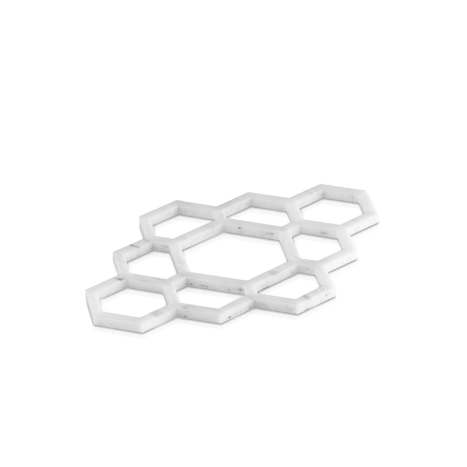 Honeycomb Napkin Rings — Set of 4 — lucite Judaica decor | Judaica Square Lakewood