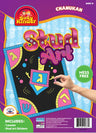 Chanukah stud art press-on craft kit | Judaica Square Lakewood