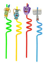 Chanukah Straws — Craft Kit by BZ Kinder | Judaica Square Lakewood