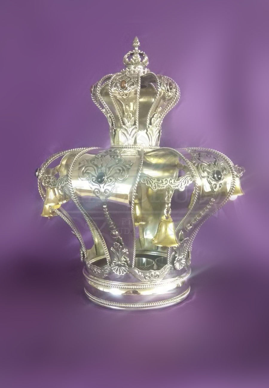 Silver Torah Crown #35 - Judaica Accessories