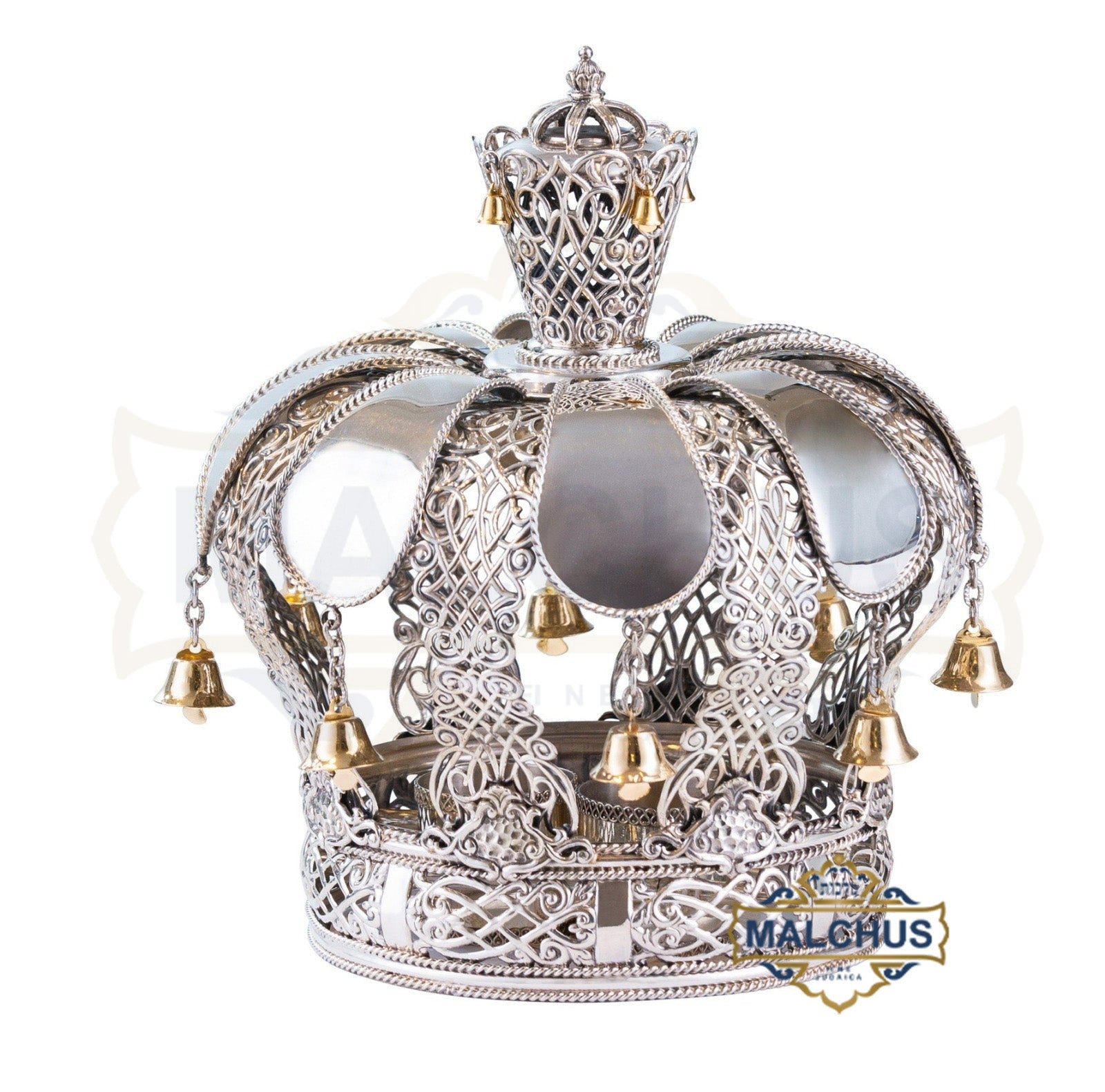 Silver Torah Crown #34 - Judaica Accessories