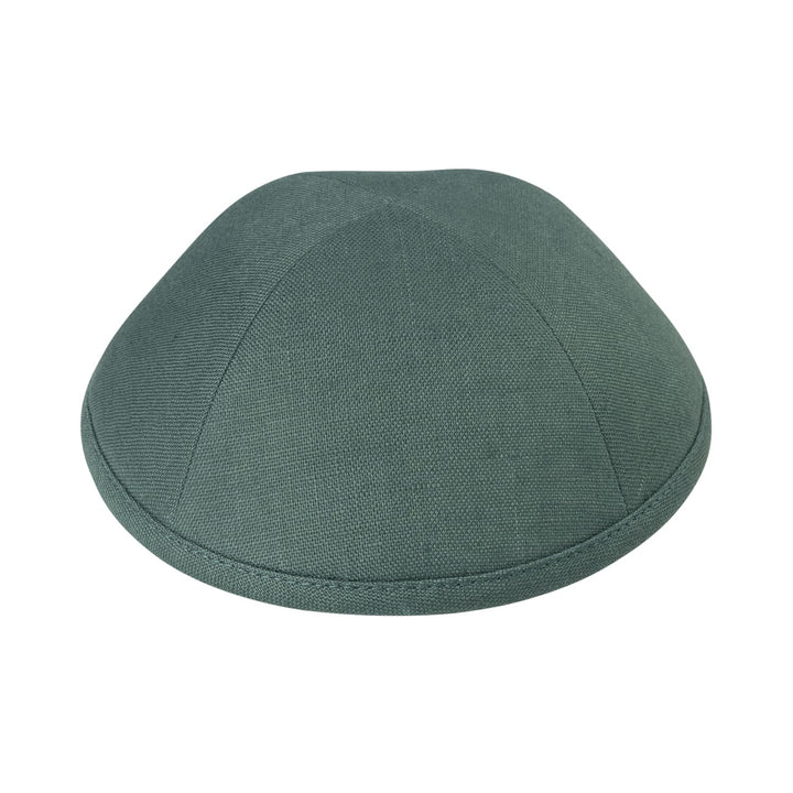 Lagoon Kippah – Linen Yarmulke
