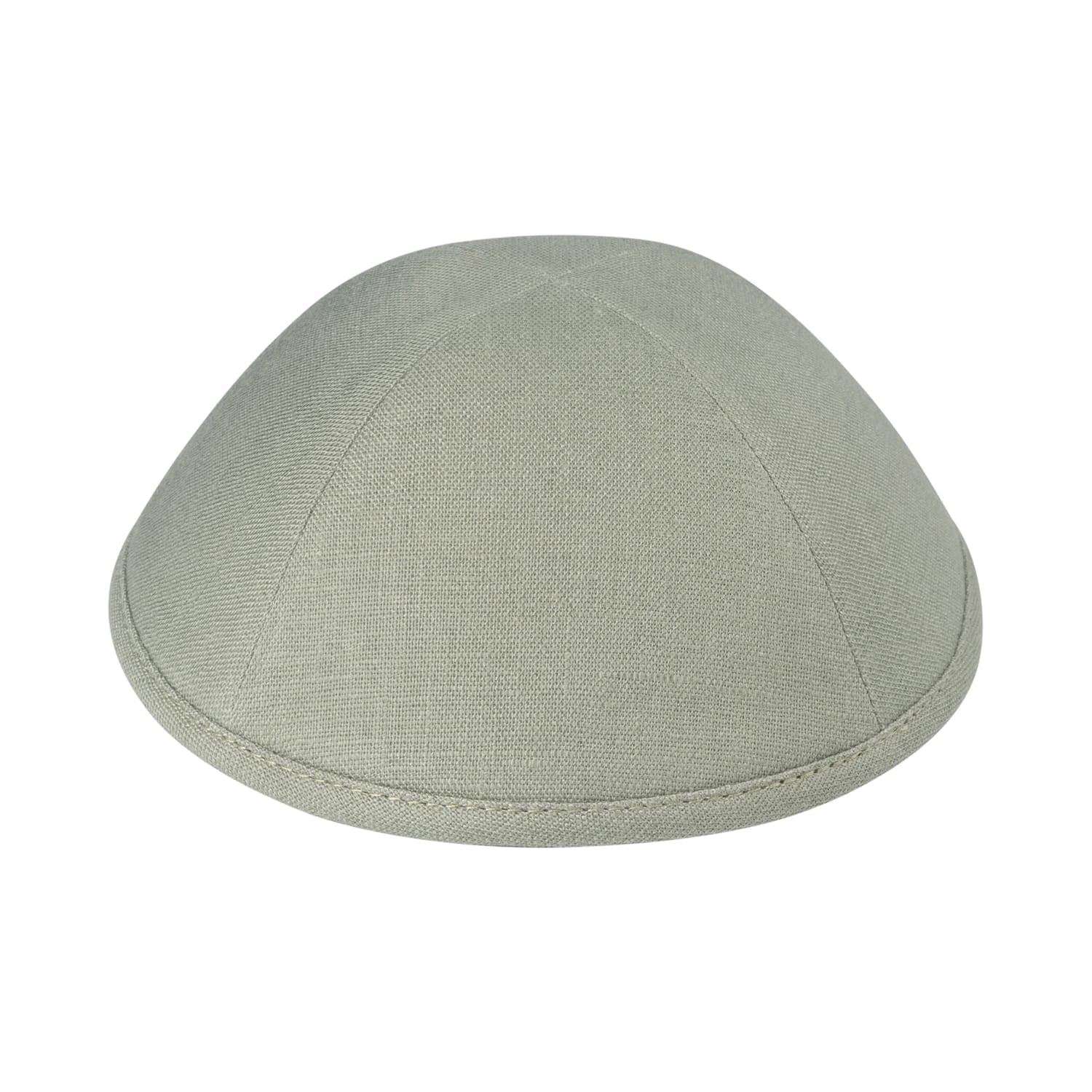 Sage Linen Kippah - iKippah by Judaica Square